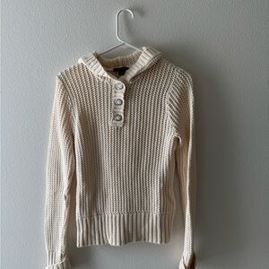 Cream Knit Women's Sweater